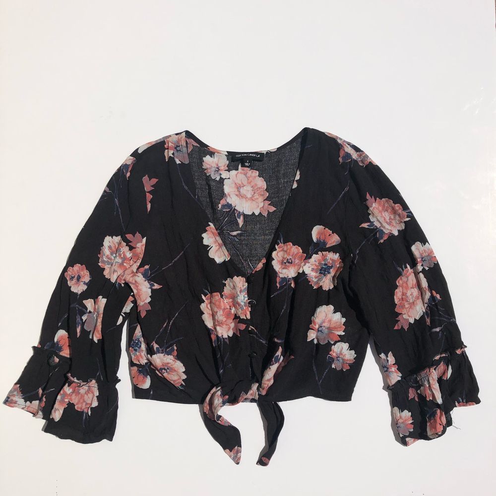 Cotton Candy L.A. Boho Crop Blouse, Size S